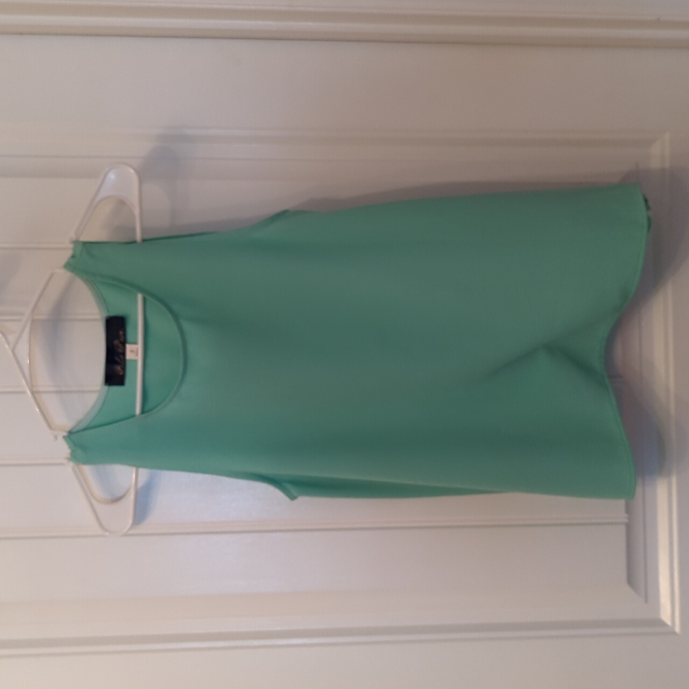 Blue Rain Teal Tank Top | S
